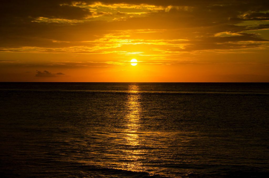 best sunset in Cozumel